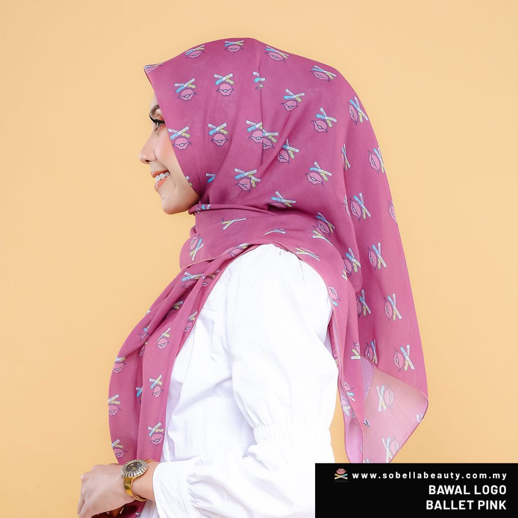 Basic Logo Bawal Ballet Pink Sobella Beauty