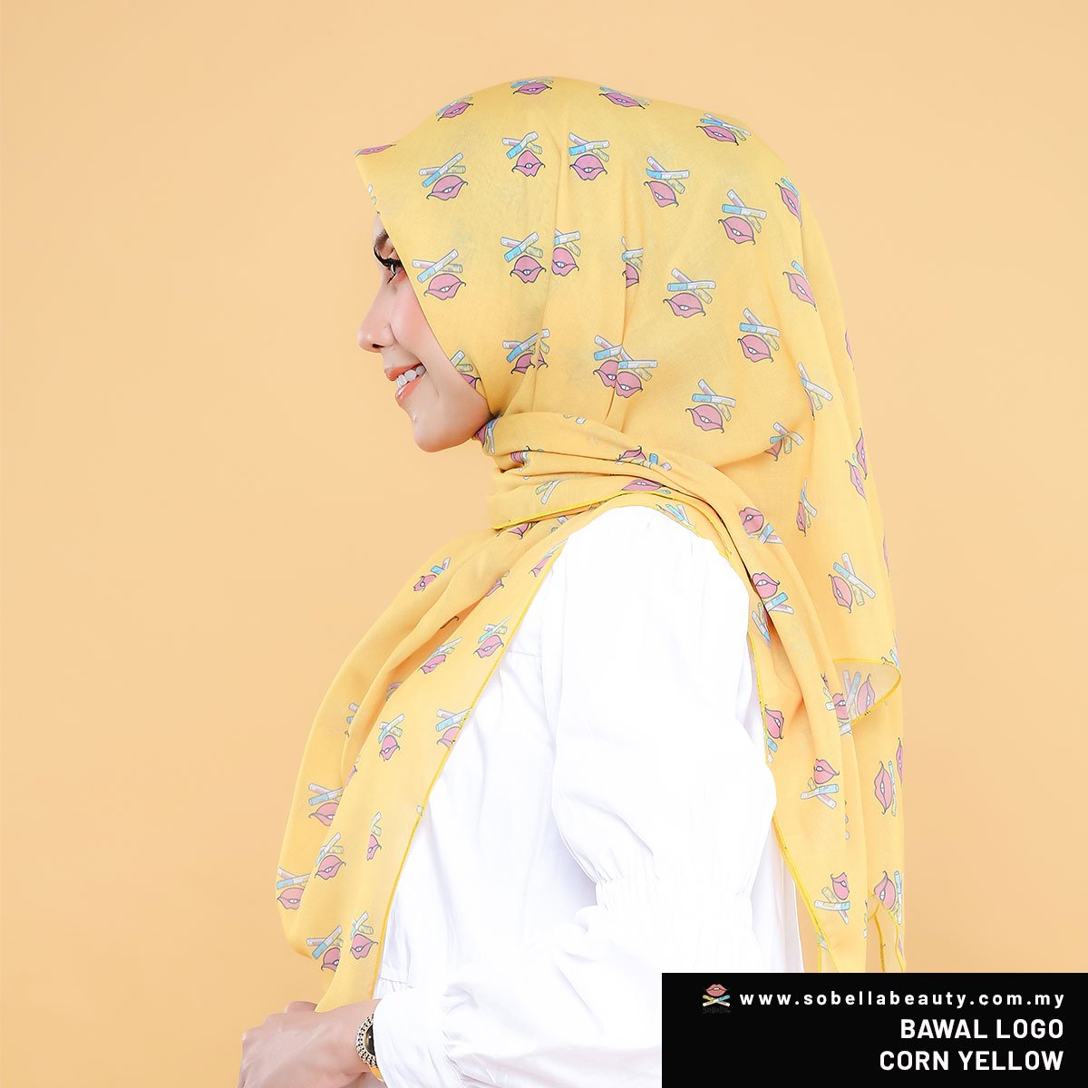 Basic Logo Bawal Corn Yellow Sobella Beauty