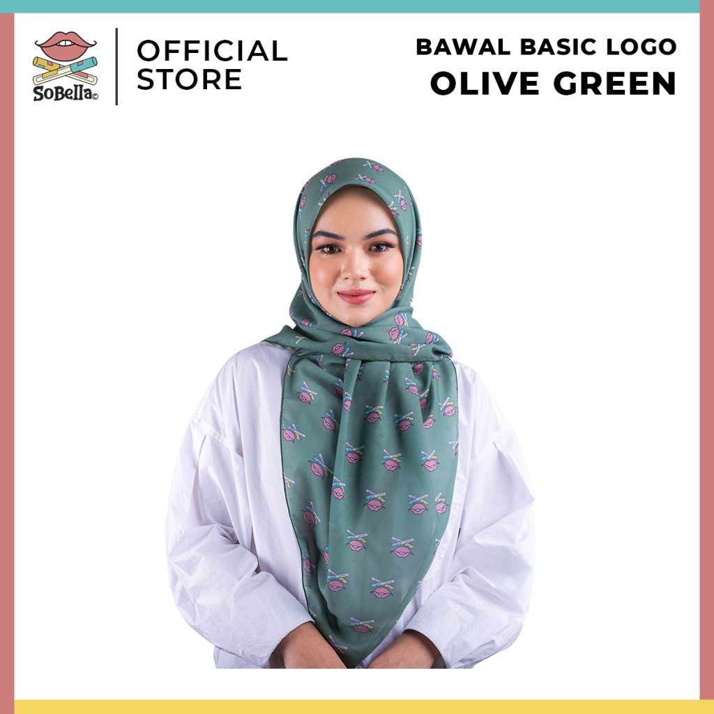 Basic Logo Bawal Olive Green B Sobella Beauty