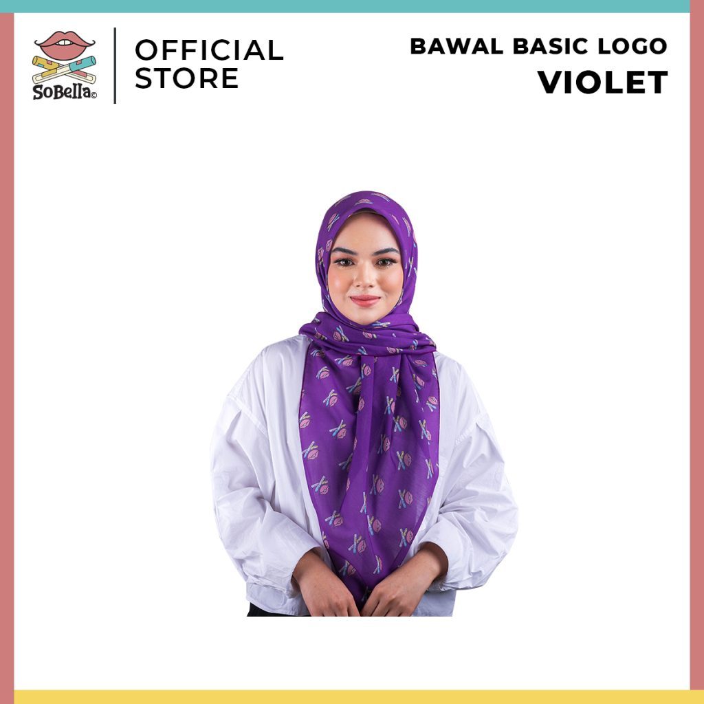 Basic Logo Bawal Violet B Sobella Beauty