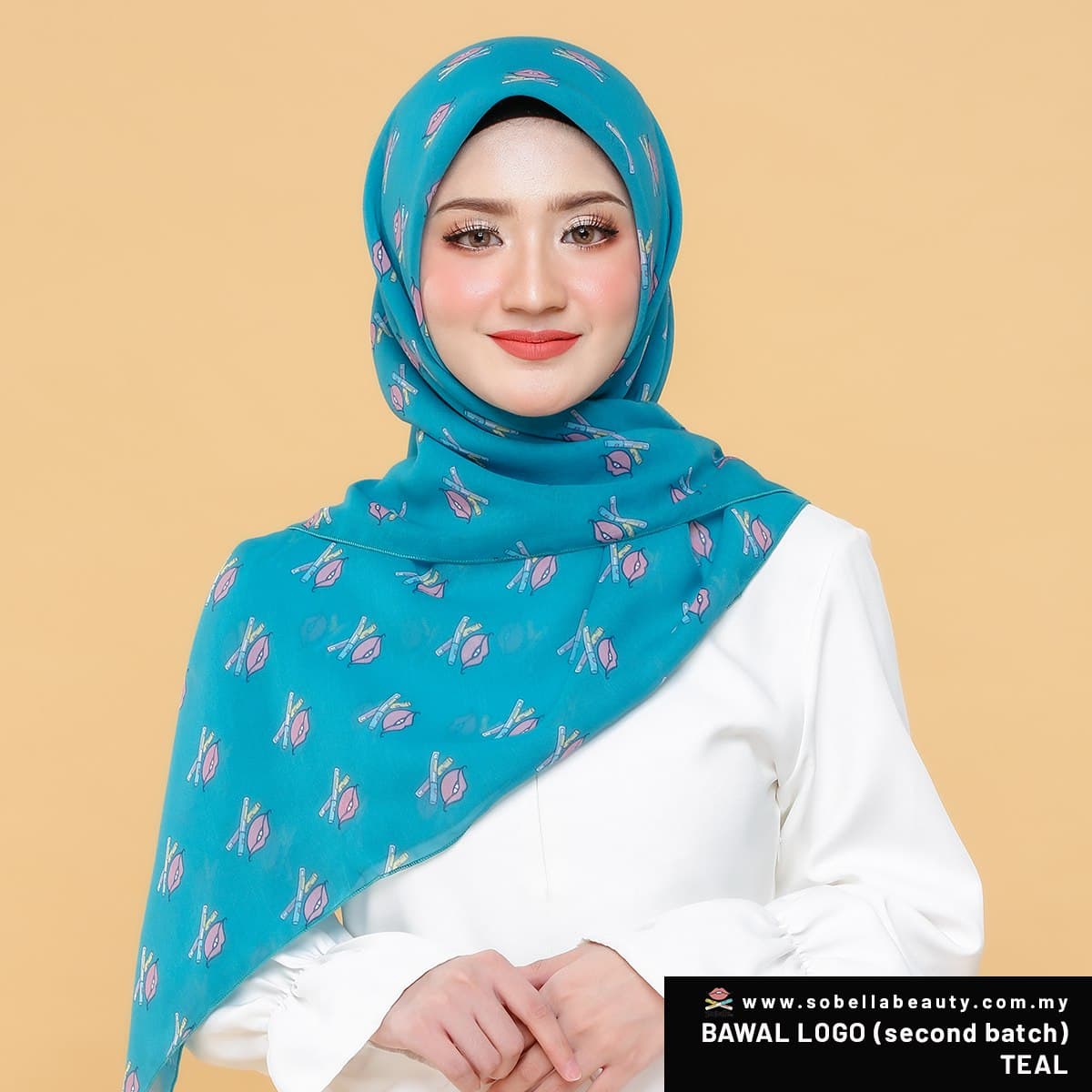 Basic Logo Bawal Teal Sobella Beauty