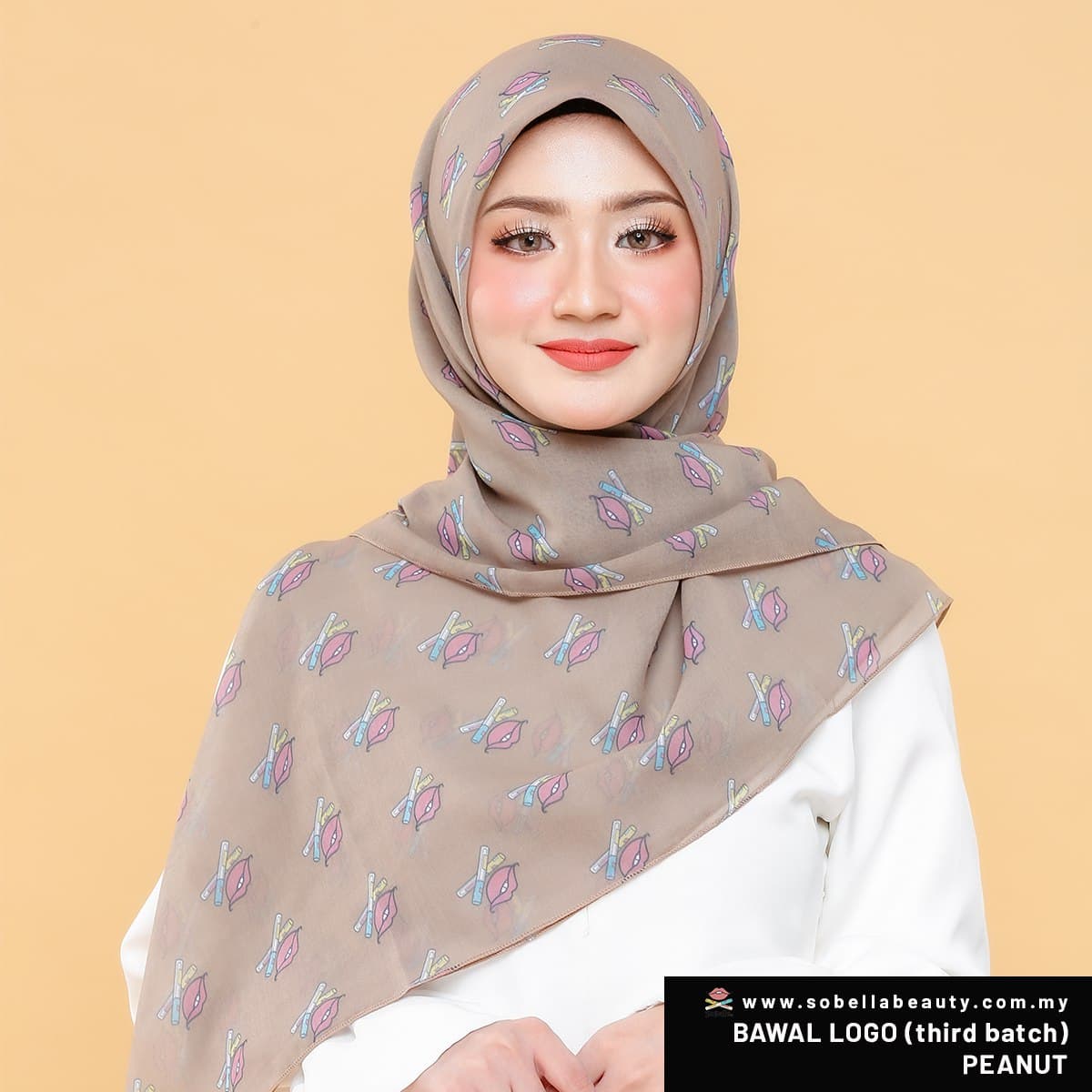 Basic Logo Bawal Peanut Sobella Beauty