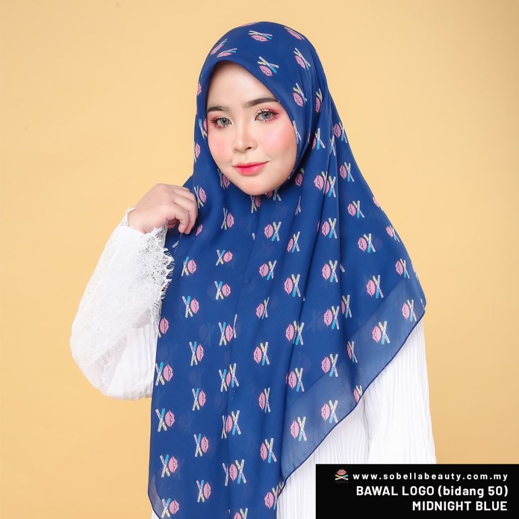 Basic Logo Bawal Midnight Blue B Sobella Beauty