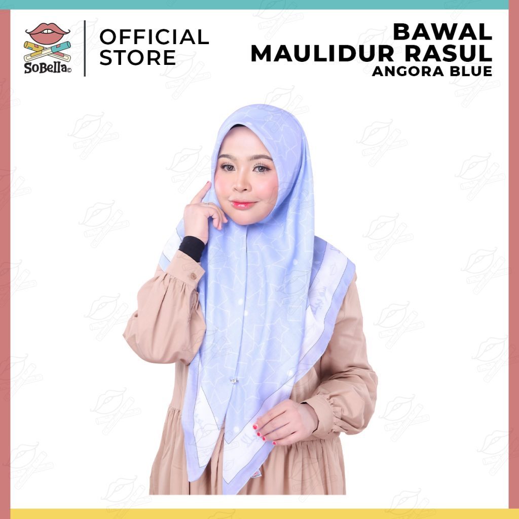 Bawal Maulidur Rasul Angora Blue Sobella Beauty