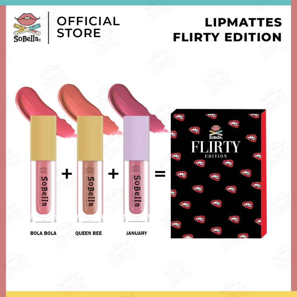 Lipmatte Combo Flirty Edition - Sobella Beauty